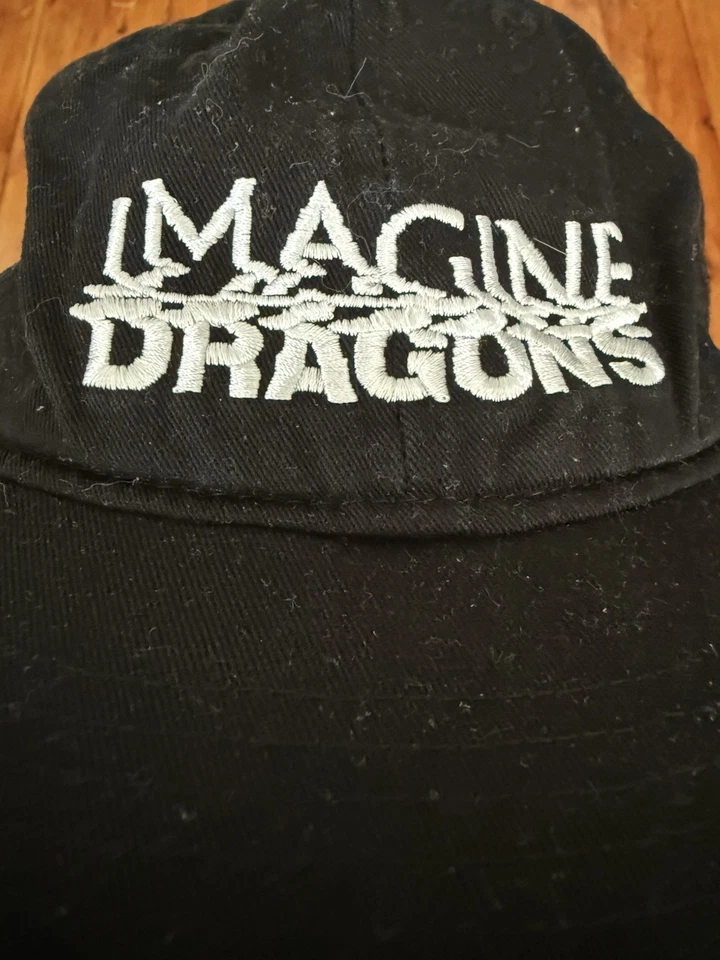 Imagine Dragons Graphic Black Adjustable Mercury World Tour Hat One Size - Image 2 of 4