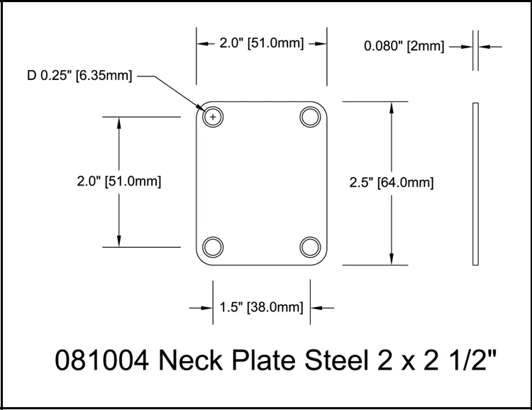 Placa de cuello de guitarra CROMADA grabada personalizada guardabarros ajuste personalizado Foto 3 de 4