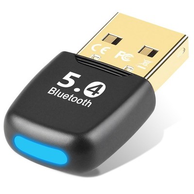 Bluetooth 5.4 Adapter für PC, USB Bluetooth Dongle Adapter Stick Low Latency,...