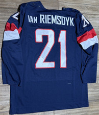 James Van Riemsdyk USA Hockey Team 2014 Olympics Nike Jersey L / Large Olympic