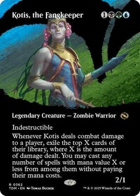 Kotis, the Fangkeeper (Borderless) - TADR MTG - Light Play