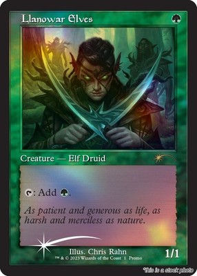Magic the Gathering | Llanowar Elves (Retro Frame) [MEDIA - 1]NM