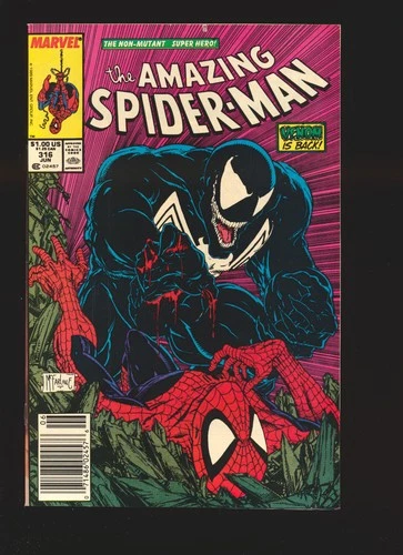 Amazing Spider-Man # 316 Newsstand 1st Venom cover, Todd McFarlane art VF Cond