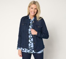 Gloria Vanderbilt Women's Jacket Sz S Denim  Co. Printed or Solid Blue A673132
