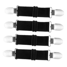 4 Pcs Adjustable Boot Straps for Cowboy Boots, Elastic Garter Clips with Extra