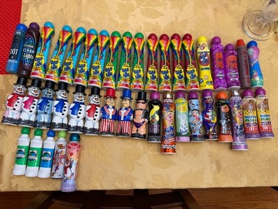 Used Huge Vintage Lot A  Of 42 Bingo Daubers, Daboink,Scooter Snowman And More!!