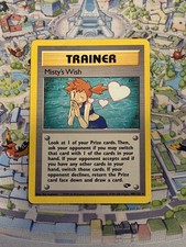 Pokemon TCG Misty's Wish 2000 Gym Challenge 108/132 Rare LP EX Trainer Card
