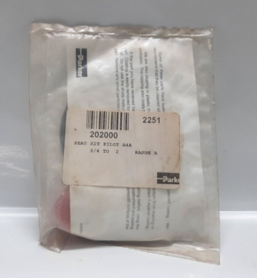 PARKER 202000 SEAL KIT PILOT A4A 3/4 TO 2 RANGE | eBay