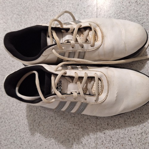 Adidas Golf Shoes Men's Size US 8 White UK 7.5 - Picture 3 of 8
