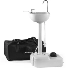 Alpcour 17L Portable Camping Sink – Foot Pump Operated Hygiene Station