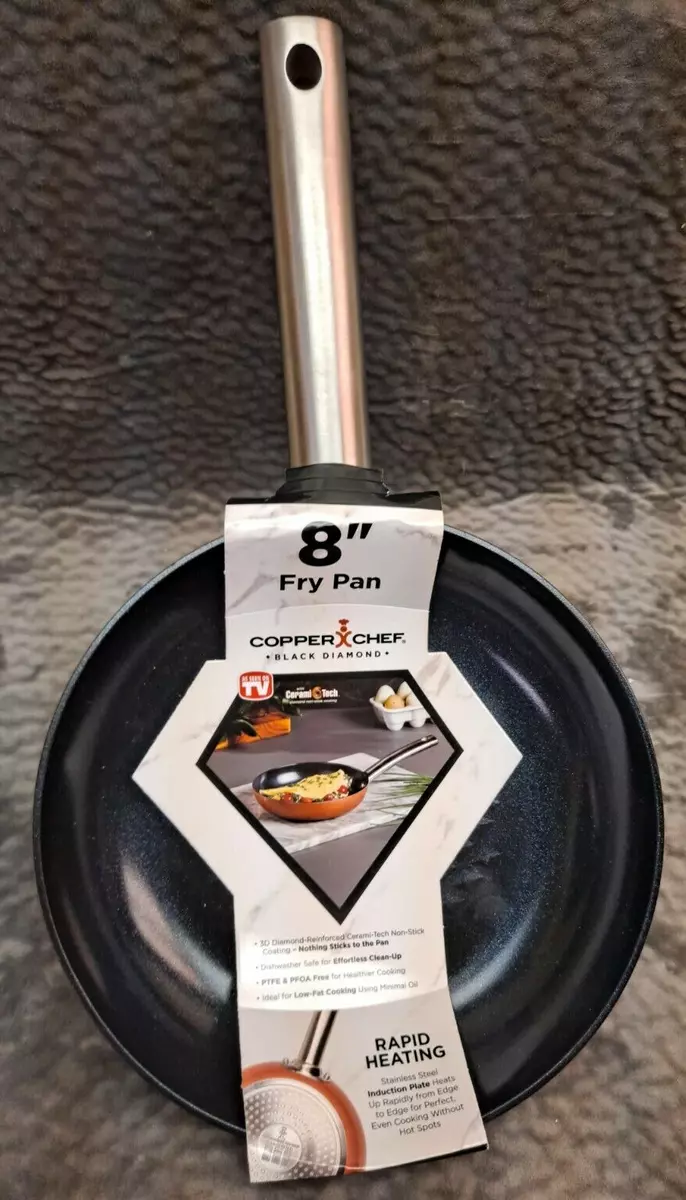 Stainless Steel Fry Pan - Non-Stick & Induction Ready - Round