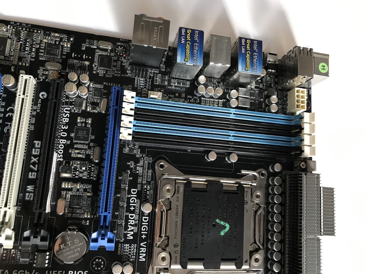 For ASUS P9X79 WS X79 Desktop Workstation 2011-Pin 2650/I7-3930K