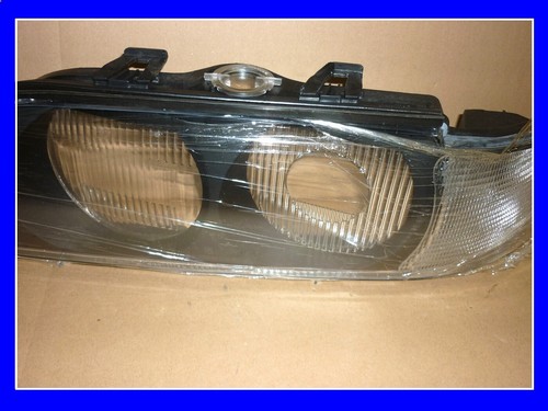 LENTE FARO ANTERIORE SINISTRO per BMW Serie 5 E39 96-00 freccia BIANCA - Foto 2 di 4