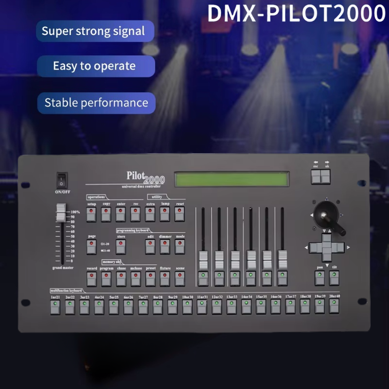 Pilot 2000 DMX Lighting Console Mixer Console Moving Par Light DMX