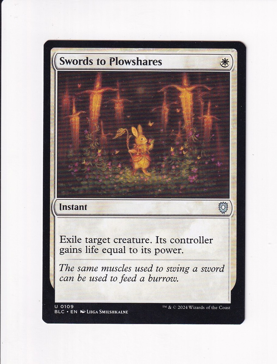 MAGIC THE GATHERING MTG COMMANDER: BLOOMBURROW SWORDS TO