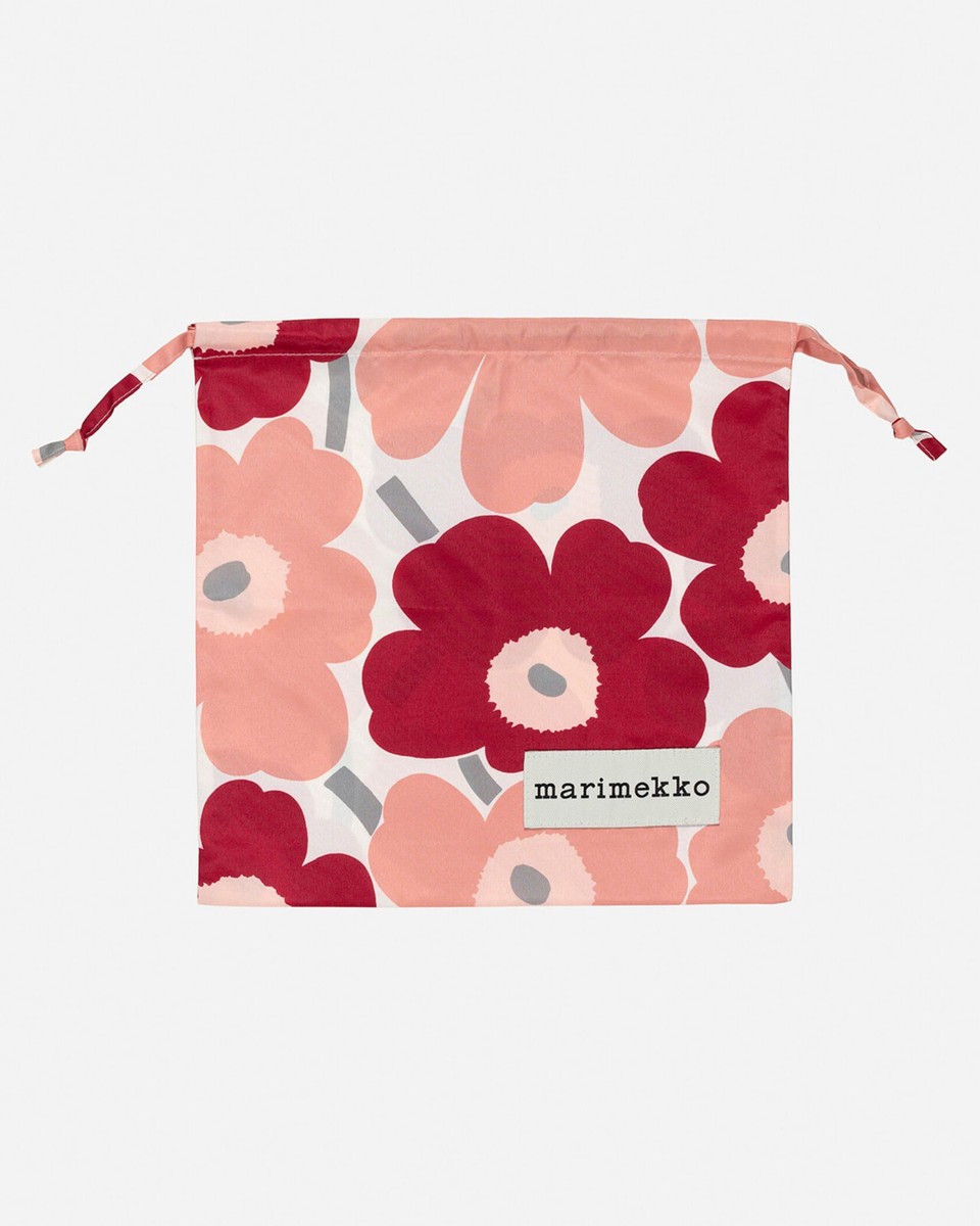 Marimekko Pieni Unikko Kestopussi Pouch Asia Exclusive L-Pink x