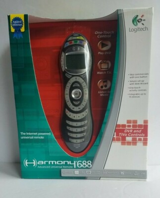 Logitech Harmony 688 Universal Remote Control Silver (966182-0403)