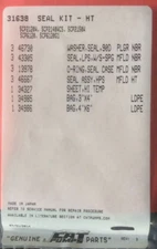 Cat Pump 31638 High Temp Seal Kit 5CP2120W,5CP2140WCS, 5CP2150W,5CP6120,5CP120G1