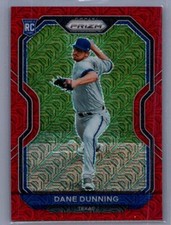 2021 Panini Prizm #226 Dane Dunning Red Mojo Prizm #/149