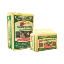 EZ Straw Lawn Repair Mix – Sun/Shade Blend – Combination Seed, Mulch, Fertilizer