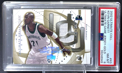 50 Gold ) Kevin Garnett 2002-03 UD Ultimate Collection Game Jersey 