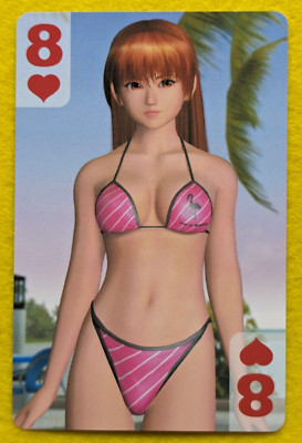 KASUMI 8 Heart DEAD OR ALIVE XTREME BEACH VOLLEYBALL PLAYING CARDS KOEI TECMO