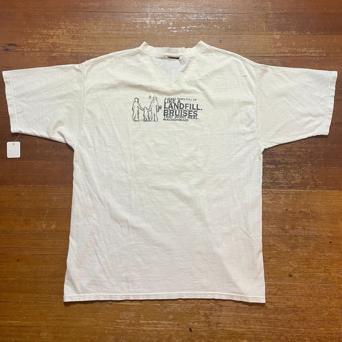 Vintage 90's Radiohead OK Computer V-Neck 1998 Tour Rock Vintage 90's Radiohead OK Computer V-Neck 1998 Tour Rock