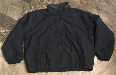 Catalina Jacket Mens XL blue Full Zip Windbreaker Casual Outerwear