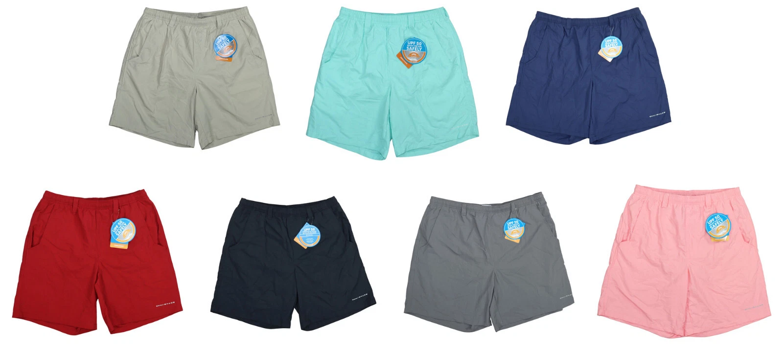 Columbia Backcast III 8" Inseam Drawstring Waist Hybrid PFG Men's Shorts NWT