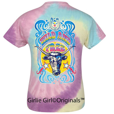 Girlie Girl Originals ''Wild Bull'' 2461 Tie Dye Short Sleeve T-Shirt