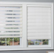 Light Filtering Sheer Roller Shades - 2 Colors
