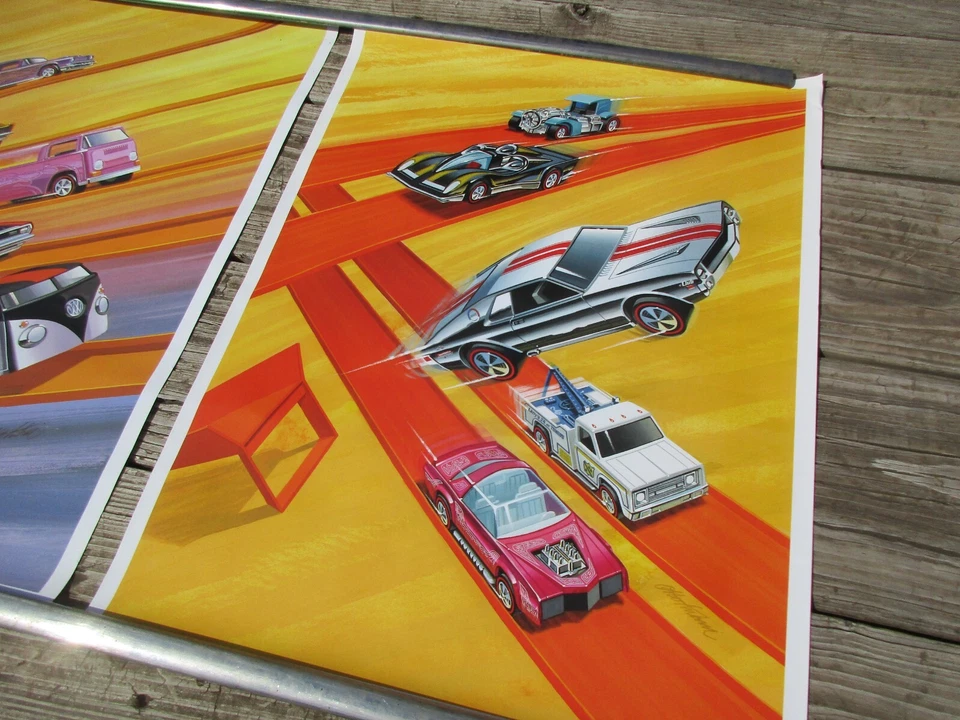 NOS 18 X 24 HOT WHEELS REDLINE 2007 & 2010 POSTERS - Image 3 of 4