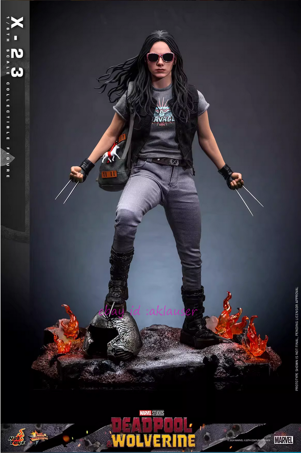 アメコミ Hot Toys Deadpool & Wolverine 1/6 2set Hot Toys 1/6 Mms781 Deadpool & Wolverine X-23 Action Figure Stock