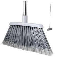 Broom, Outdoor Brooms for Sweeping Indoor, Adjustable 55" Pet Hair Pack of 1
