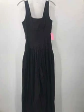 Pre-Owned BR Black Size 4 Shift Maxi Sleeveless Dress