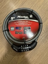 Master Lock 5 Ft Combination Bike Lock New