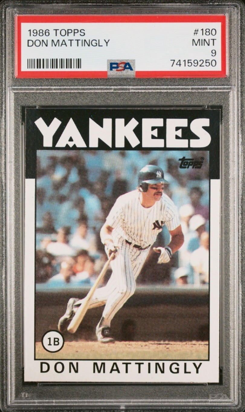 1986 Topps Don Mattingly #180 PSA 9