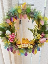 Easter Chick Wreath 35cm for Inside Home Decor Spring Decoration Easter Decor