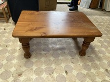 Solid Natural Brown Pine Coffee Table 90 x 60 cm x 40 cm high