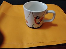 Tiffany  Co 3 Piece Seashore Child's Plate, Bowl  Cup Ceramic