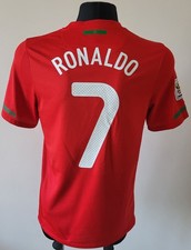 Portugal 2010 - 2011 Home football Nike shirt #7 Cristiano Ronaldo size S Adult