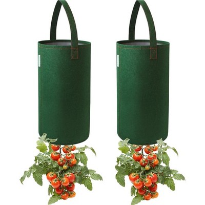Upside Down Tomato Planter 2 Pack Fabric Space Saving Indoor Outdoor