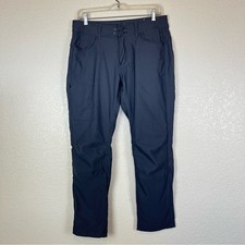 Prana Dark Gray Outdoor Hiking Camping Halle Straight Pant II Size 8/SH Pockets