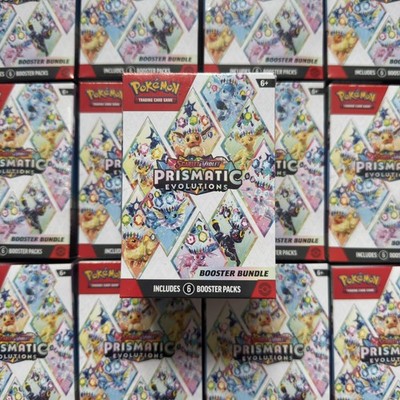 Pokemon TCG Prismatic Evolutions Booster Bundle Brandneu Factory Sealed