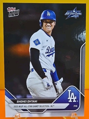 2025 Topps NOW Shohei Ohtani #ASG-SO "All-Star Game" Los Angeles Dodgers 