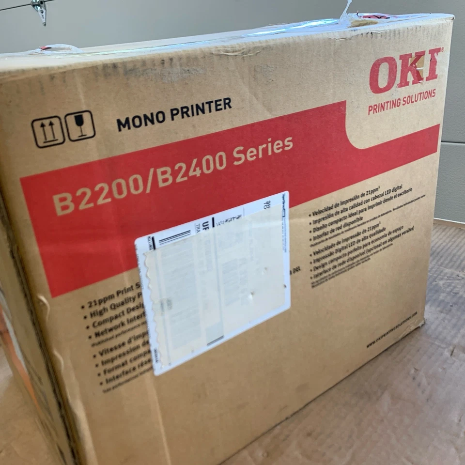 NEW!! Genuine Oki Data B2400N Mono Printer Digital LED NIB w/FREE Shipping! - Image 4 of 4