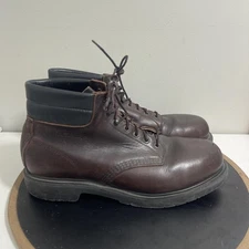 Red Wing Shoes Boots Mens Size 11 Brown Leather Work Oil Resistant Steel Toe USA