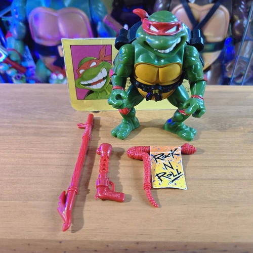 TMNT Teenage Mutant Ninja Turtles Talkin' Raph Raphael Figure Vintage 1991