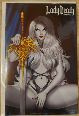 Coffin Comics Lady Death Masters Richard Ortiz #1 Premiere Edition