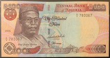 2005 NIGERIA PAPER MONEY - 100 NAIRA UNCIRCULATED BANKNOTE!